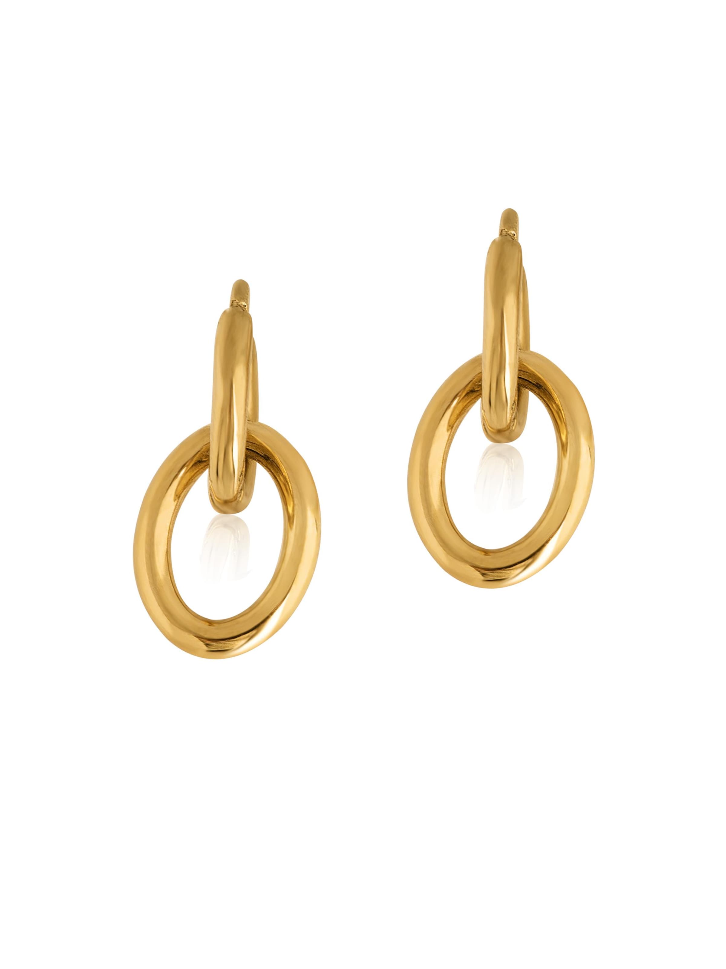 Akitsune Earrings 'Unity' in Gold