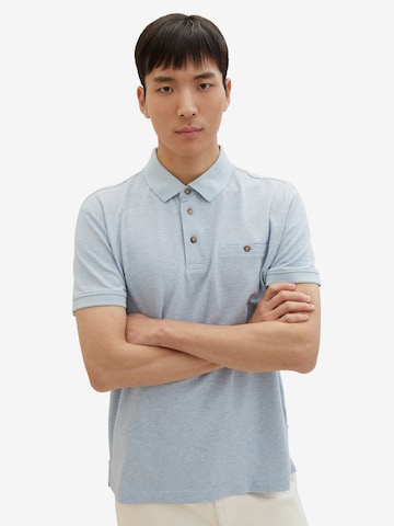 T-Shirt 'Grindle' TOM TAILOR en bleu : devant