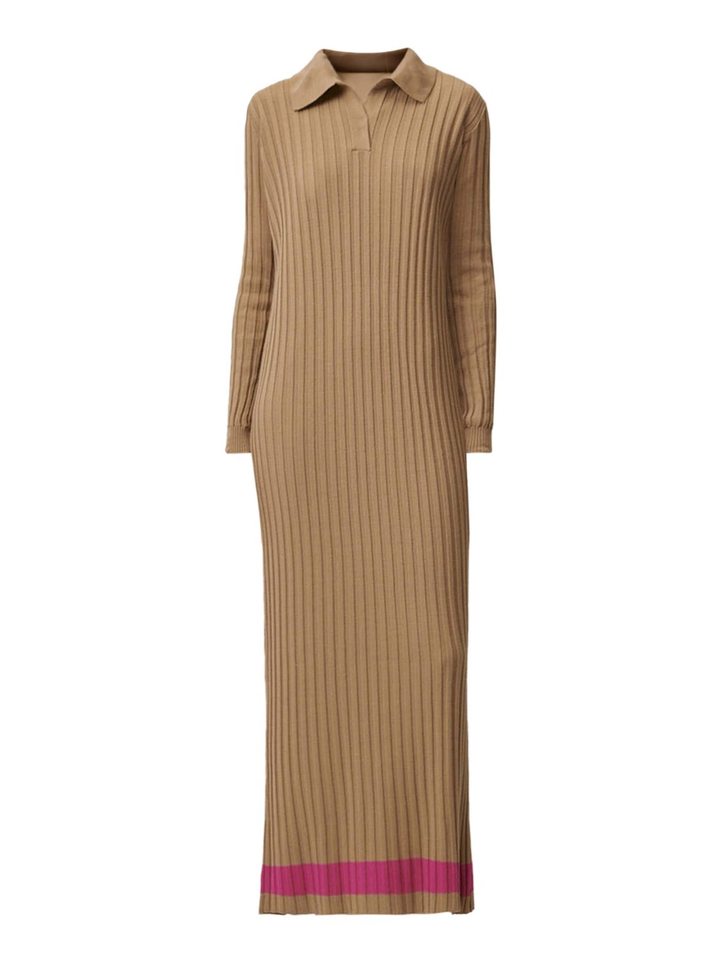 Touche Prive Kleid in Beige: Vorderseite