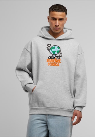 MARKET Sweatshirt 'World Peace' in Grau