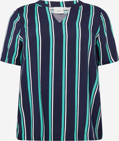 ONLY Carmakoma Pusero 'CARBABOOST' koossa XL värissä tummansininen / jade / valkoinen, Tuotenäkymä