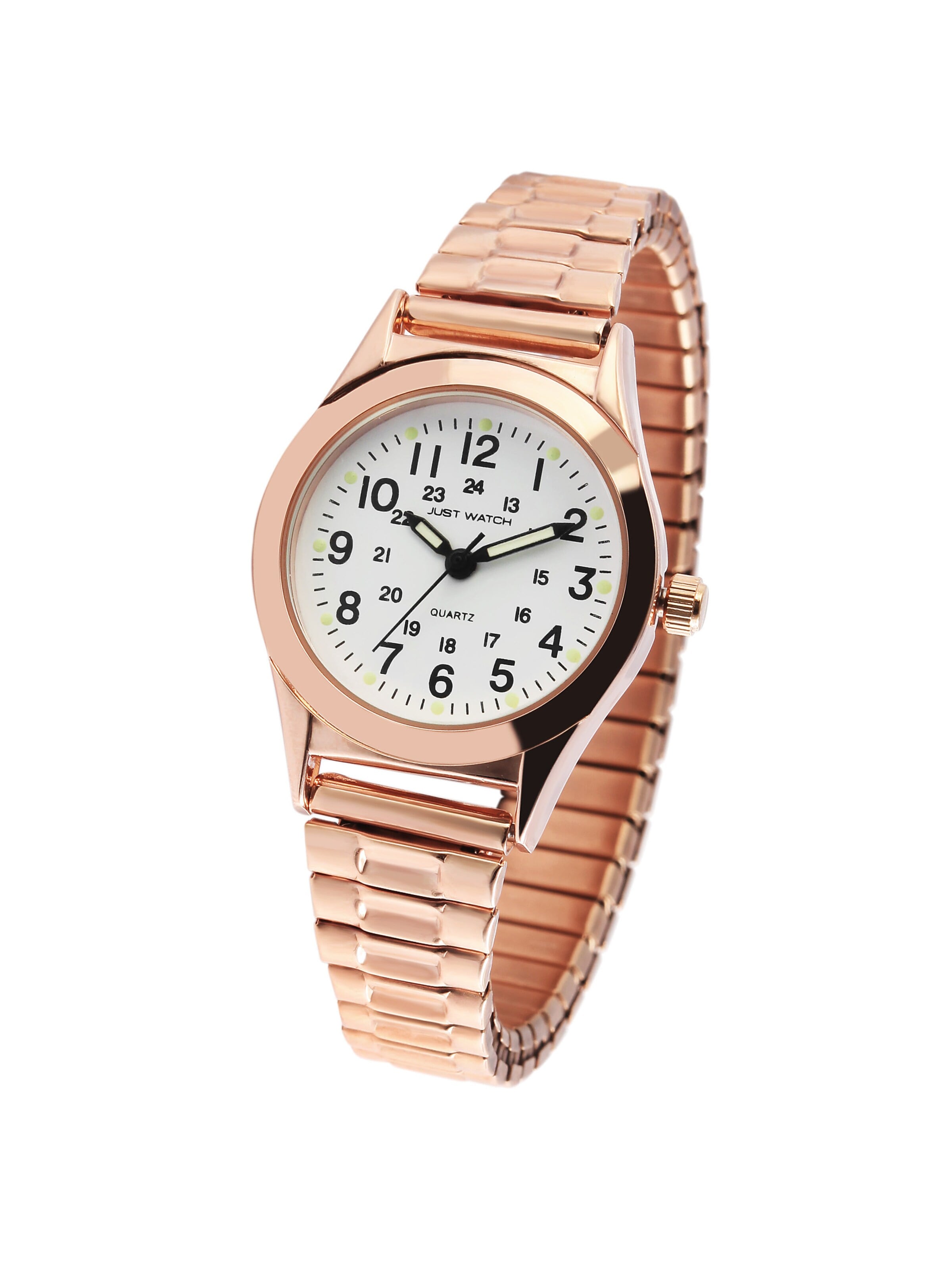 Just Watch Analoguhr‌‌‌‌ in Gold: Vorderseite