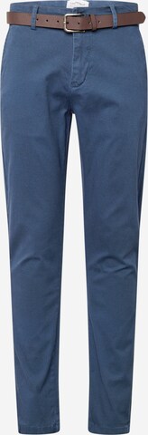 Lindbergh Chino 'Superflex' in Blauw: voorkant