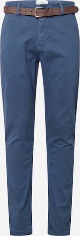 Coupe slim Pantalon chino 'Superflex' Lindbergh en bleu : devant