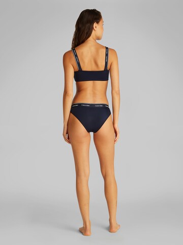 Calvin Klein Swimwear Bandeau Bikiniöverdel i blå