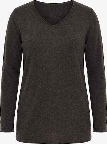 Ulla Popken Sweater in Brown: front