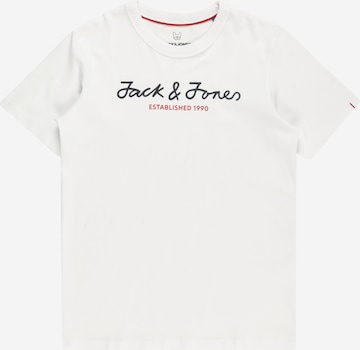 Jack & Jones Junior Shirt 'BERG' in White: front