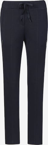 Goldner Slimfit Broek 'MARTHA ' in Blauw: voorkant