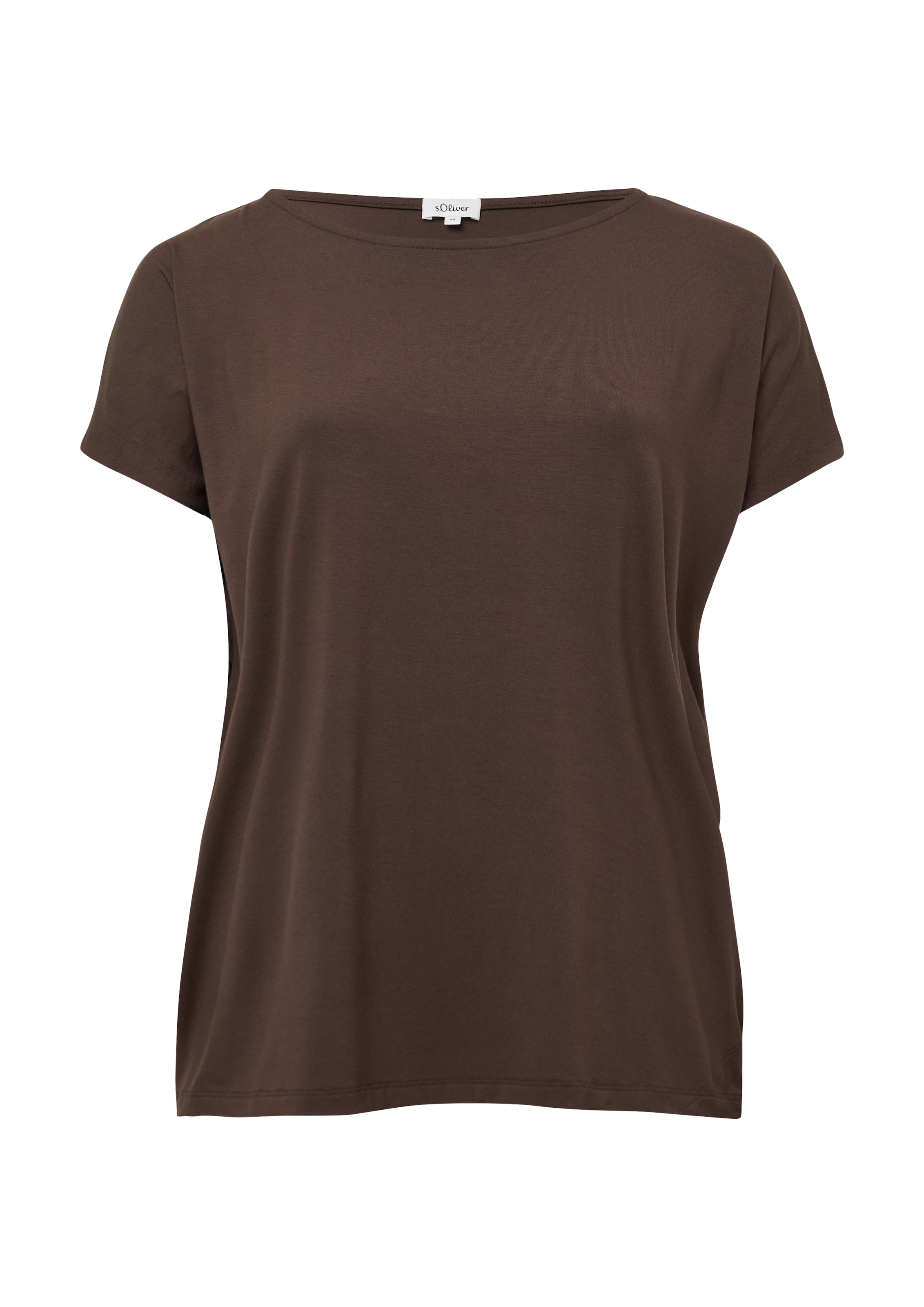 s.Oliver Red Label Plus T-Shirt in Braun: Vorderseite