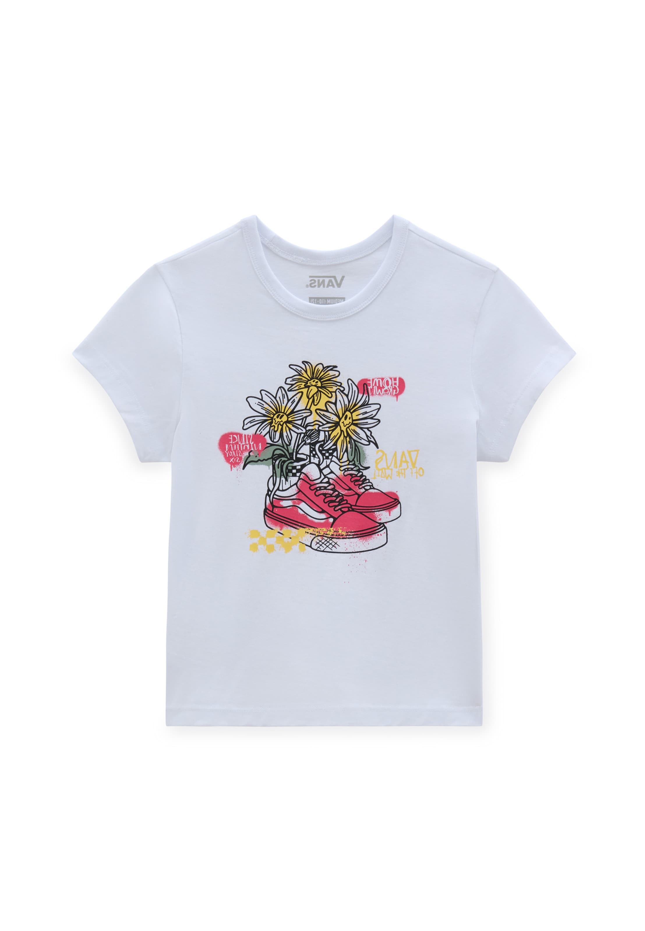 Maglietta 'DAISY' di VANS in bianco: frontale