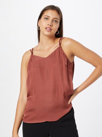 ABOUT YOU Top 'Lisey' in Brown: front