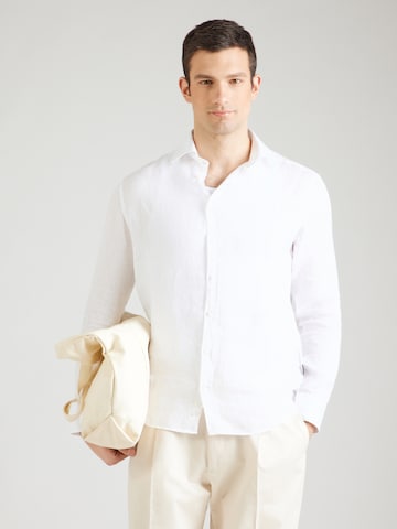 bugatti Regular Fit Hemd in Weiß: Vorderseite