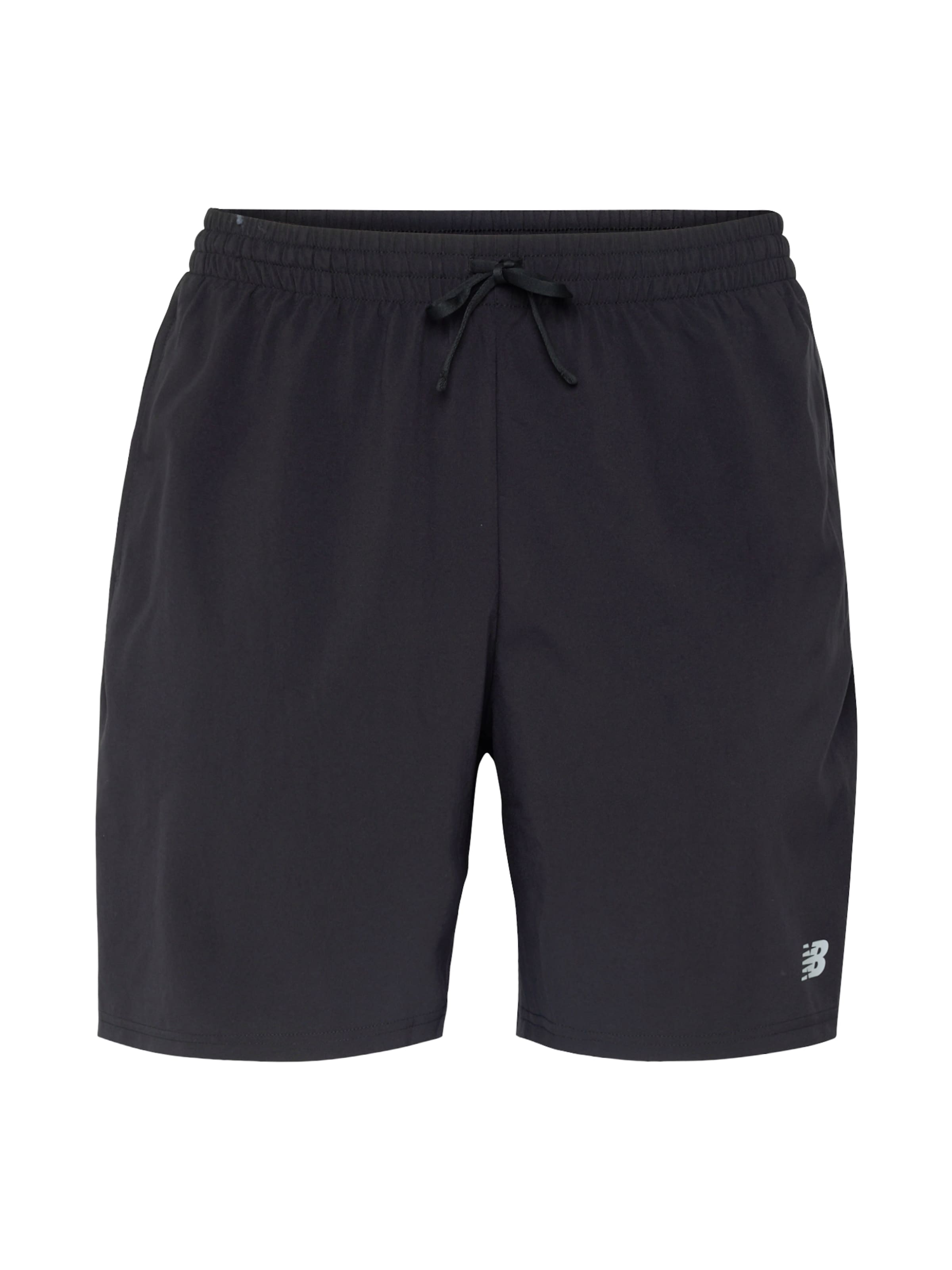 Regular Pantalon de sport 'Essentials 7' new balance en noir : devant