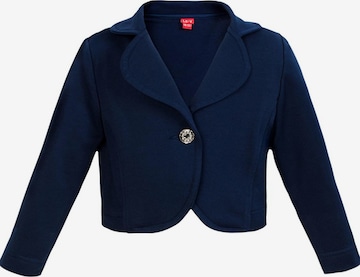 La V Bodywarmer 'Vest met klassie kraag' in Blauw: voorkant