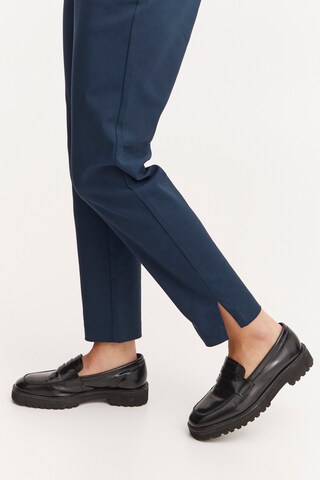 PULZ Jeans Slim fit Chino trousers 'Bindy' in Blue