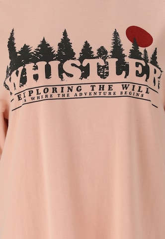 Whistler Performance shirt 'Cashew' in Pink