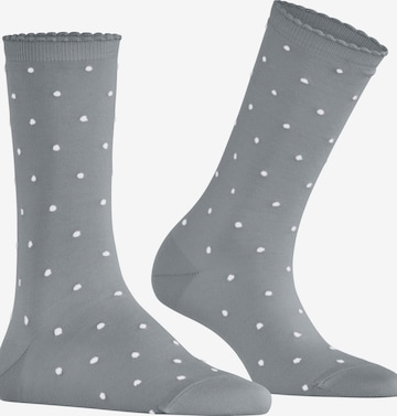 FALKE Socks 'Spike Dot' in Silver: front