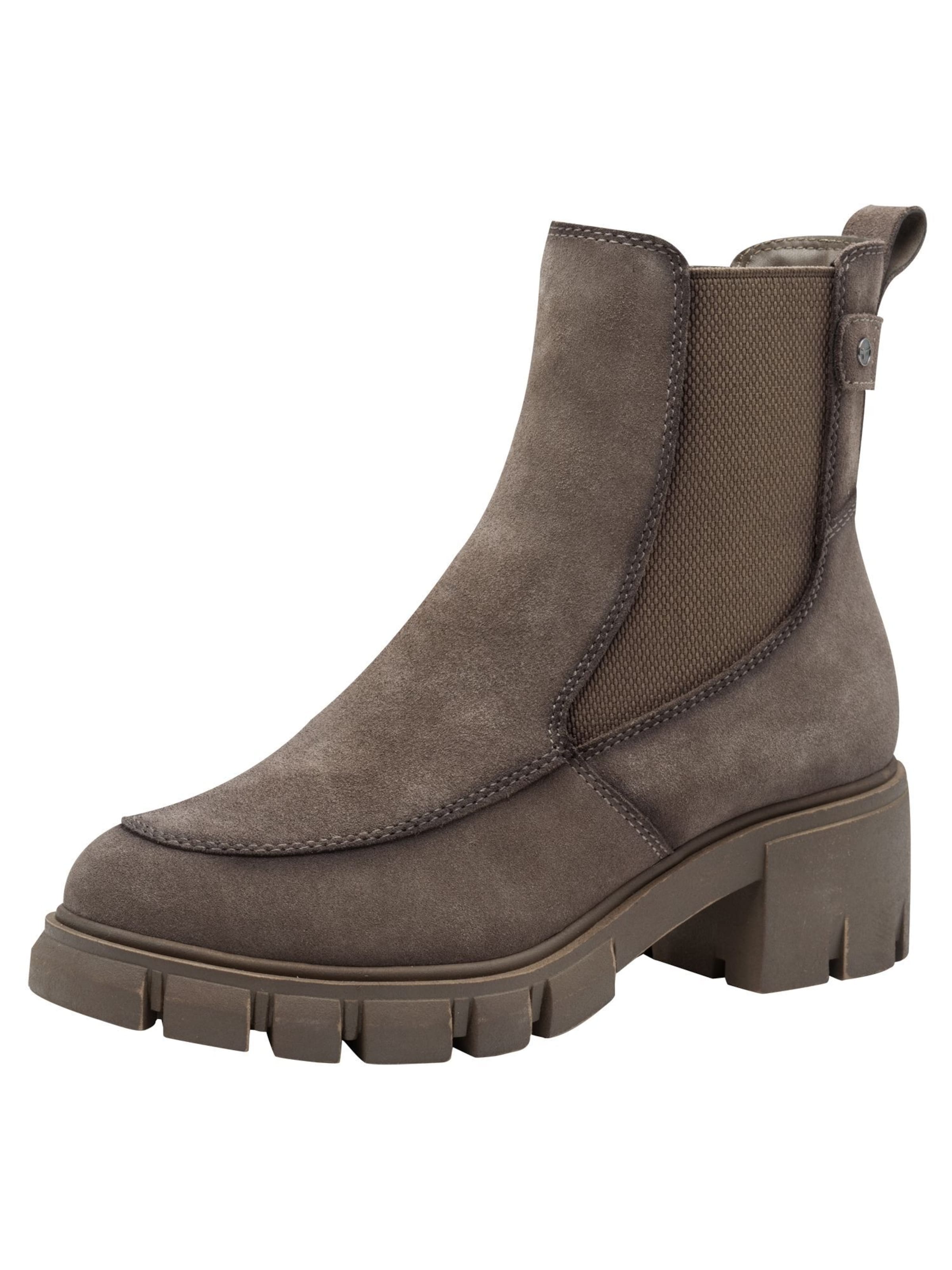 Chelsea Boots Tamaris en beige : devant