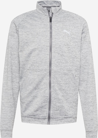 PUMA Trainingsjacke in Grau: predná strana