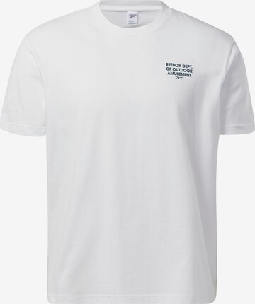 Reebok Classics T-shirt i vit: framsida