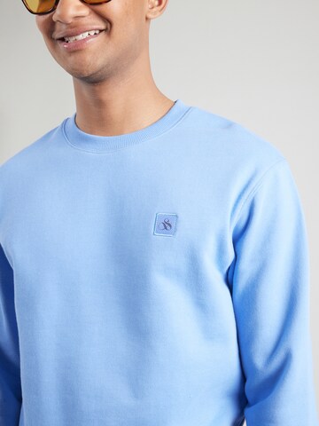 SCOTCH & SODA Sweatshirt 'Seasonal core' in Blauw