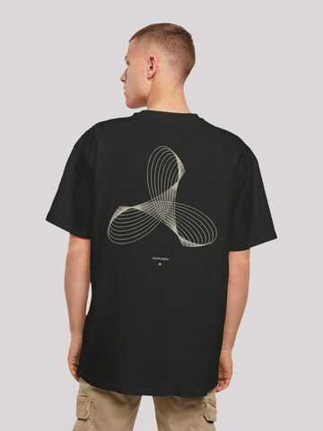 F4NT4STIC Shirt 'Geometrics' in Zwart