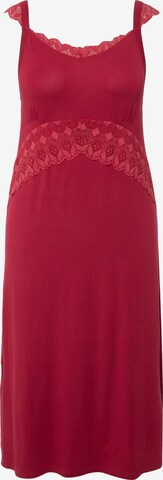 Ulla Popken Nightgown in Red: front