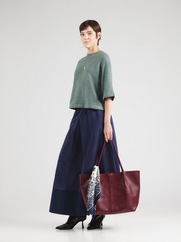 VERO MODA Pulover 'VMLefile' | zelena barva