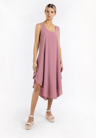RISA Summer Dress in Pink: front