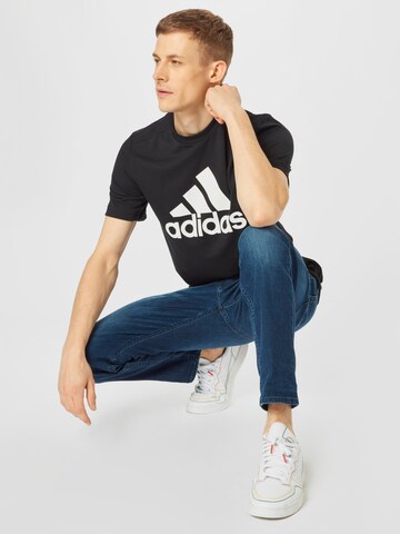 ADIDAS SPORTSWEAR Functioneel shirt 'Aeroready Designed 2 Move Feelready Logo' in Zwart