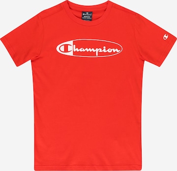 T-Shirt Champion Authentic Athletic Apparel en rouge : devant