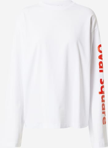 Oval Square - Camiseta 'Flava' en blanco: frente