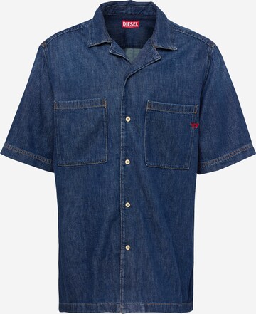 Coupe regular Chemise 'D-PAROSHORT' DIESEL en bleu : devant