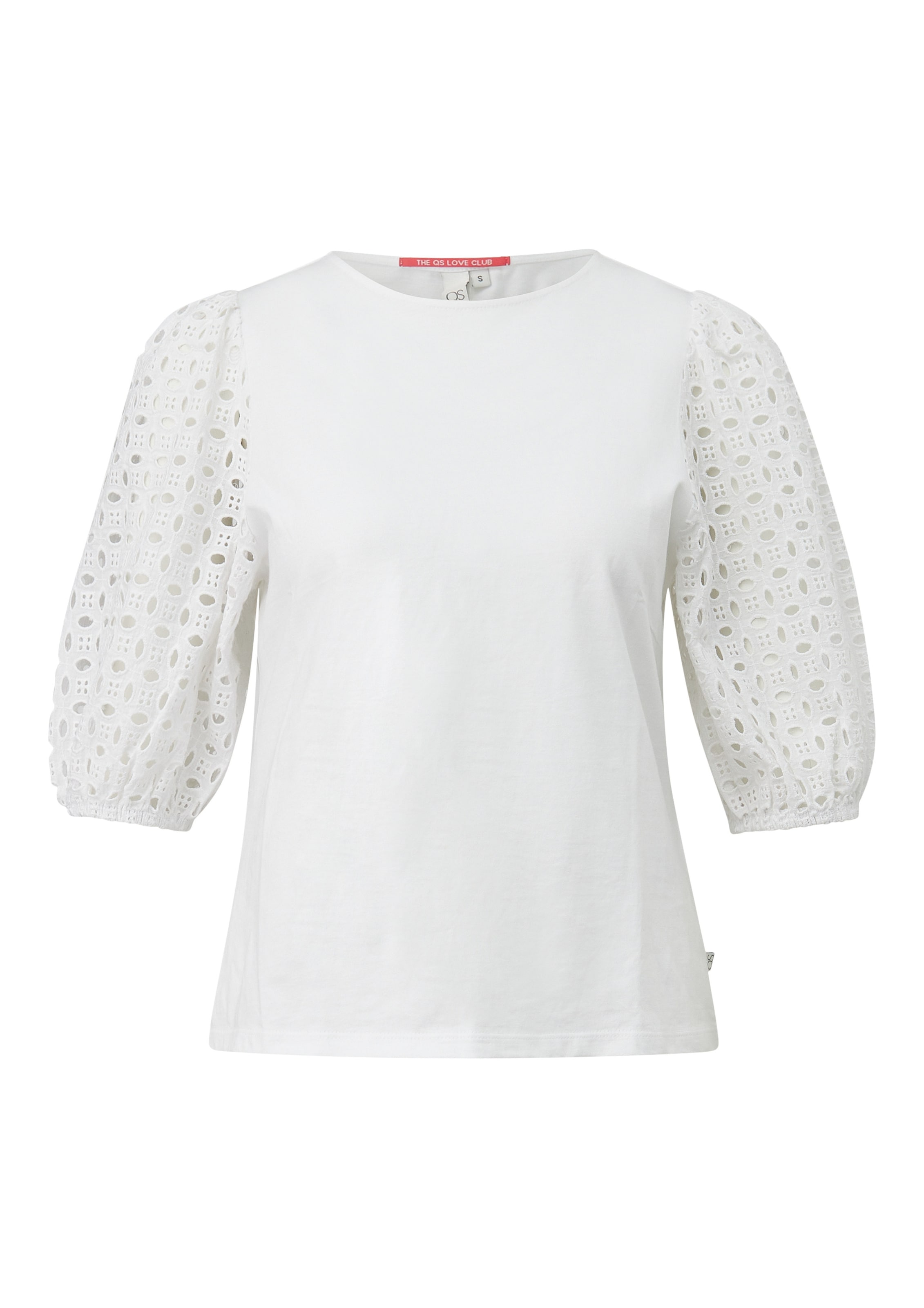 QS Shirt in White: front