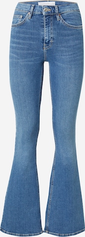 TOPSHOP Flared Jeans 'Jamie' in Blue: front