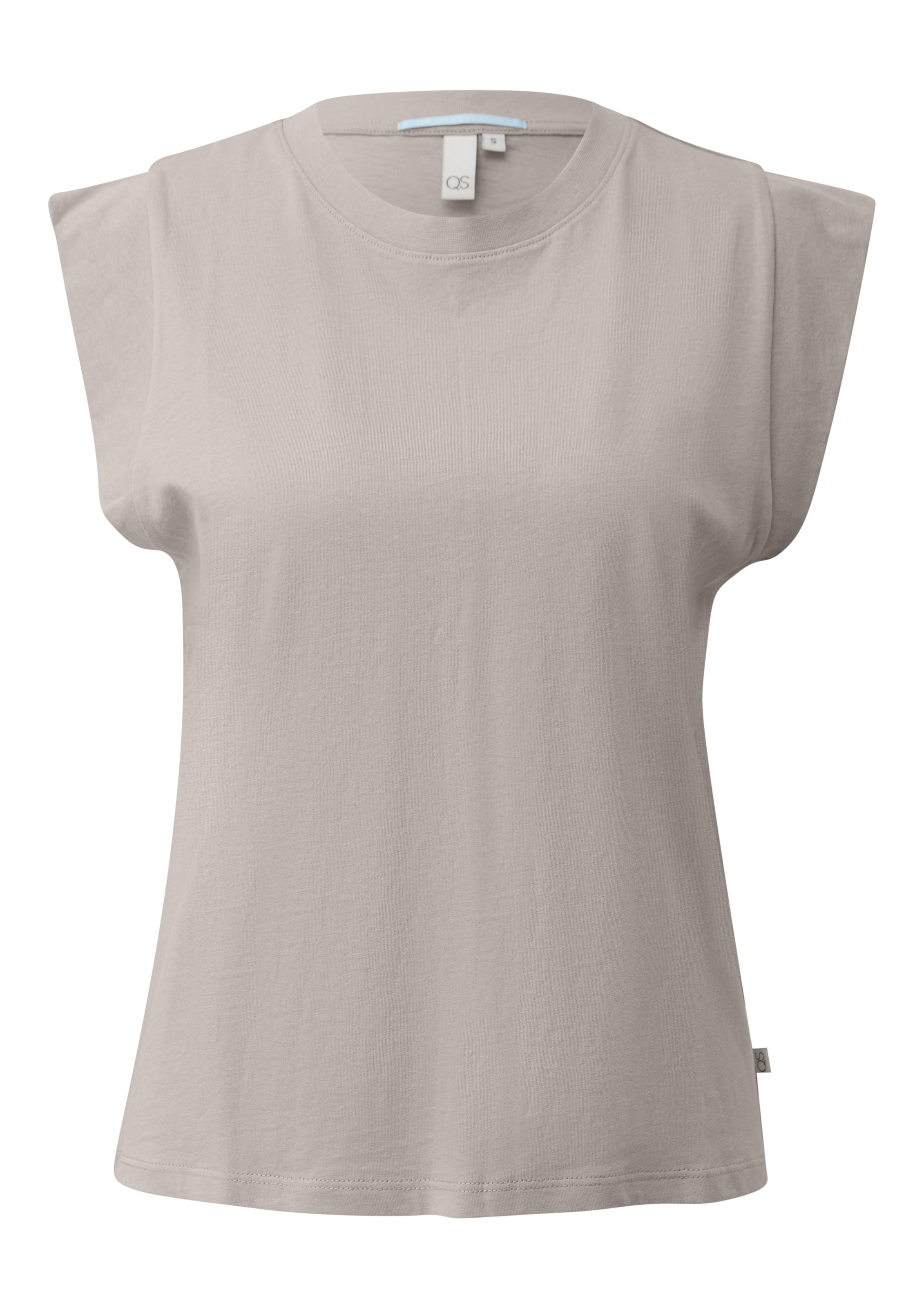 QS Shirt in Grijs: voorkant