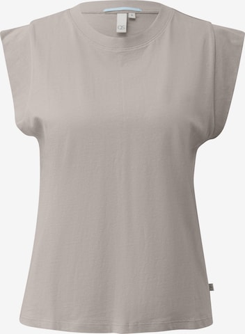 QS Shirt in Grijs: voorkant
