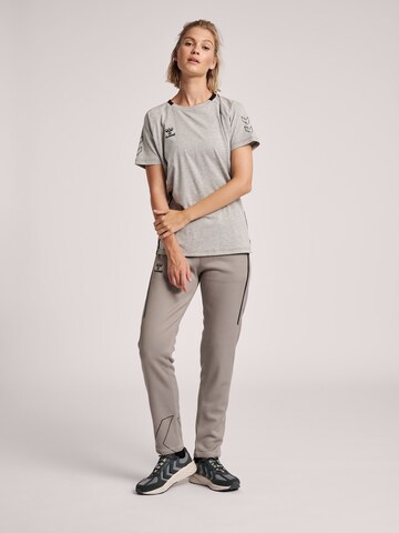 Hummel Performance shirt 'Cima' in Grey