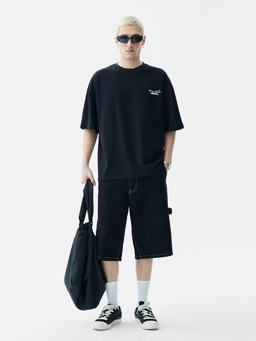 T-Shirt 'Edelweiss' VAMOS CLO en noir