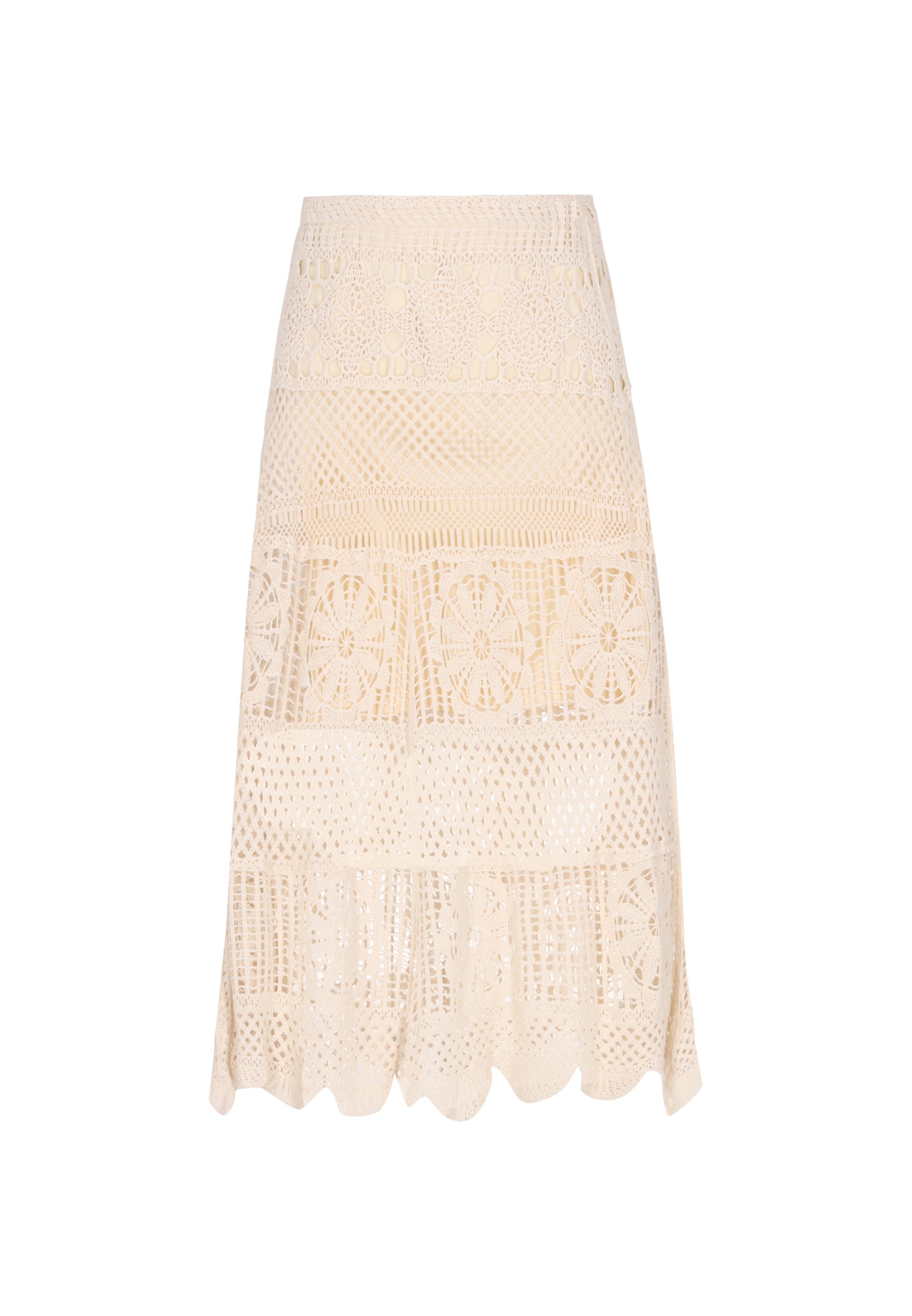 usha FESTIVAL Skirt in Orange: front