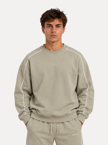 Sweat-shirt Smilodox en vert : devant