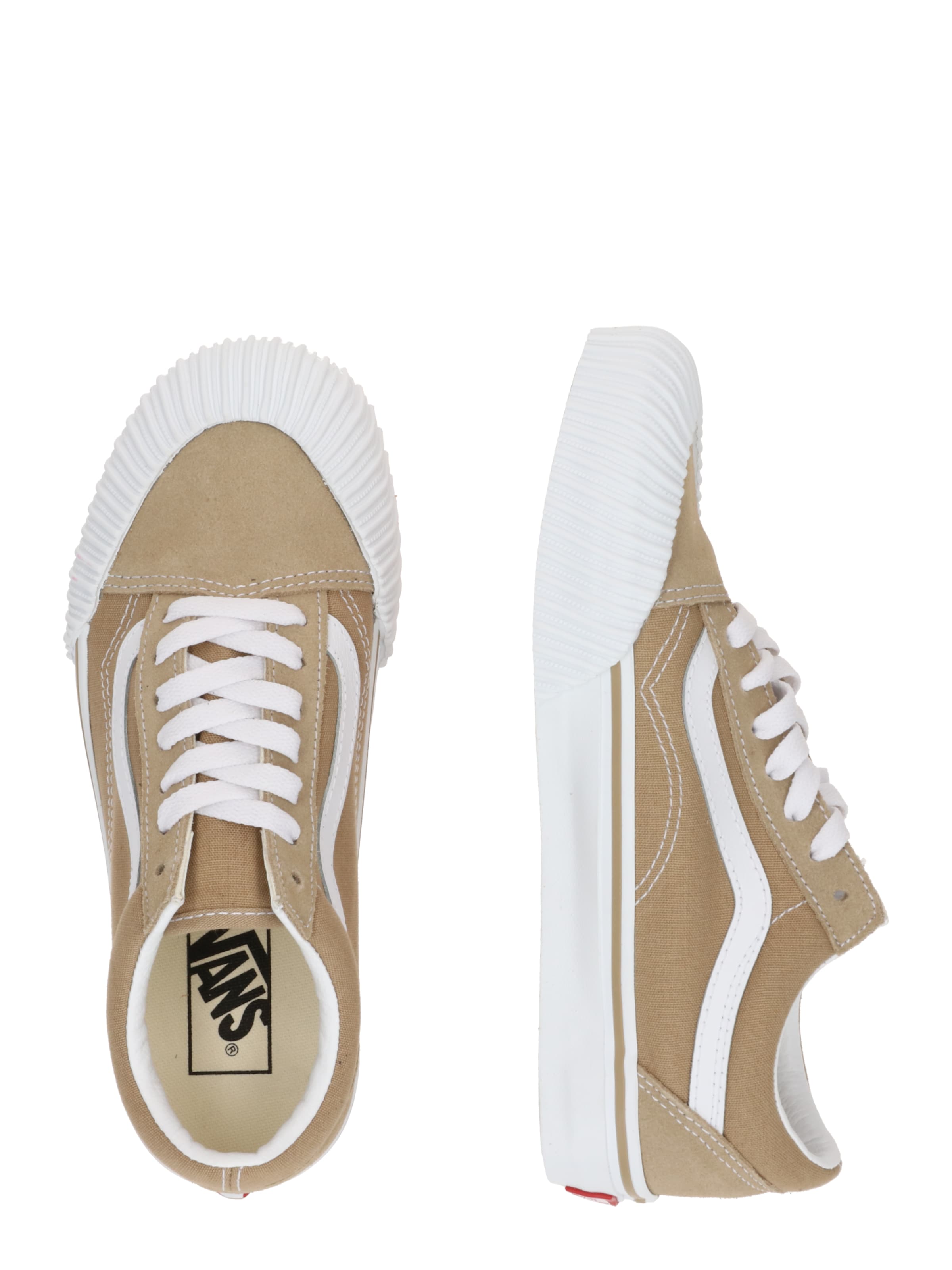 Baskets basses 'Old Skool' VANS en beige
