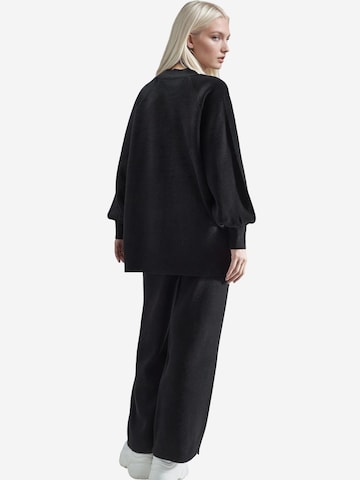 My fashion Hausanzug 'Strick-Koordinaten'‌‌‌ in Schwarz
