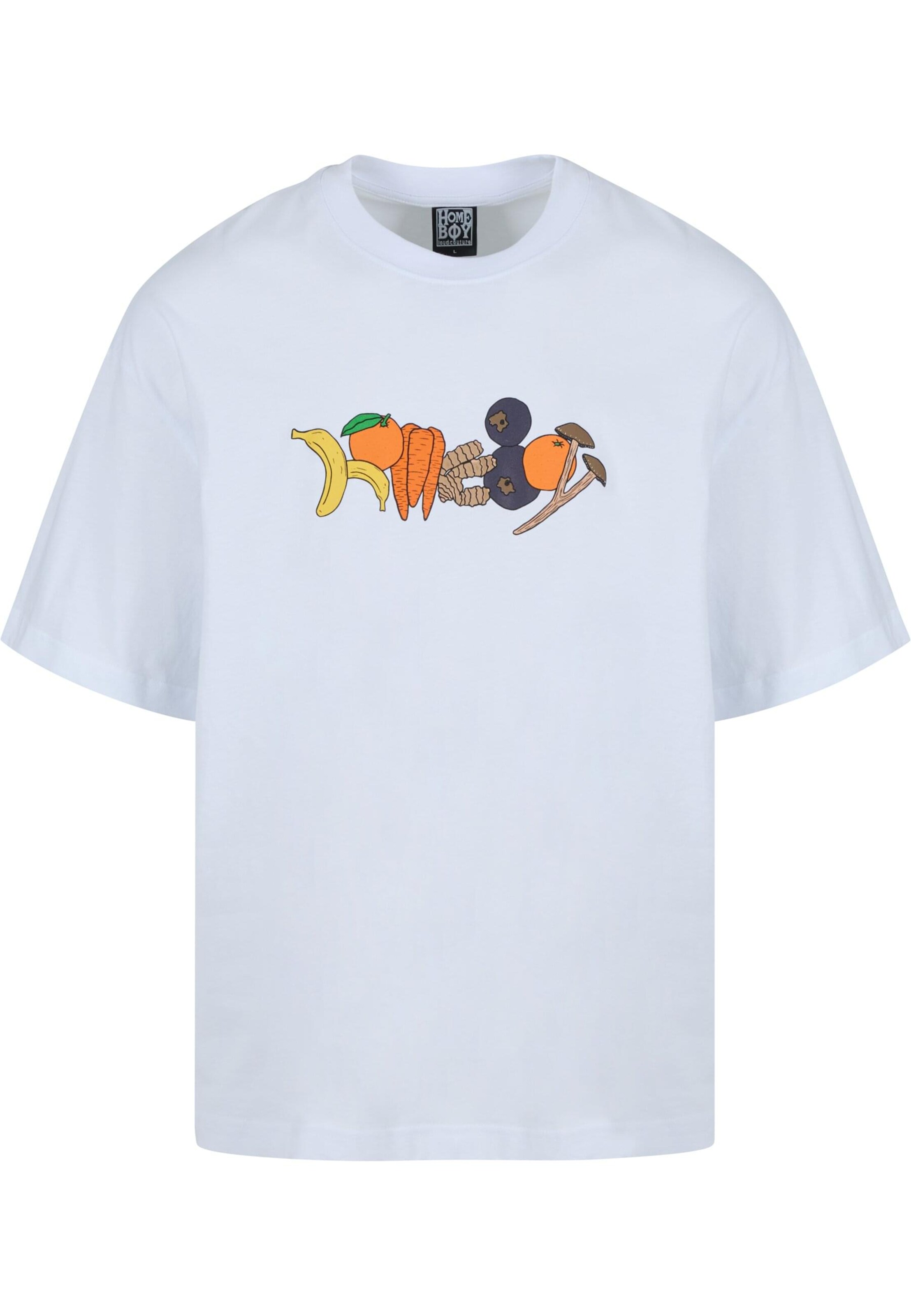 HOMEBOY Tričko 'Frootz' - Biela: predná strana