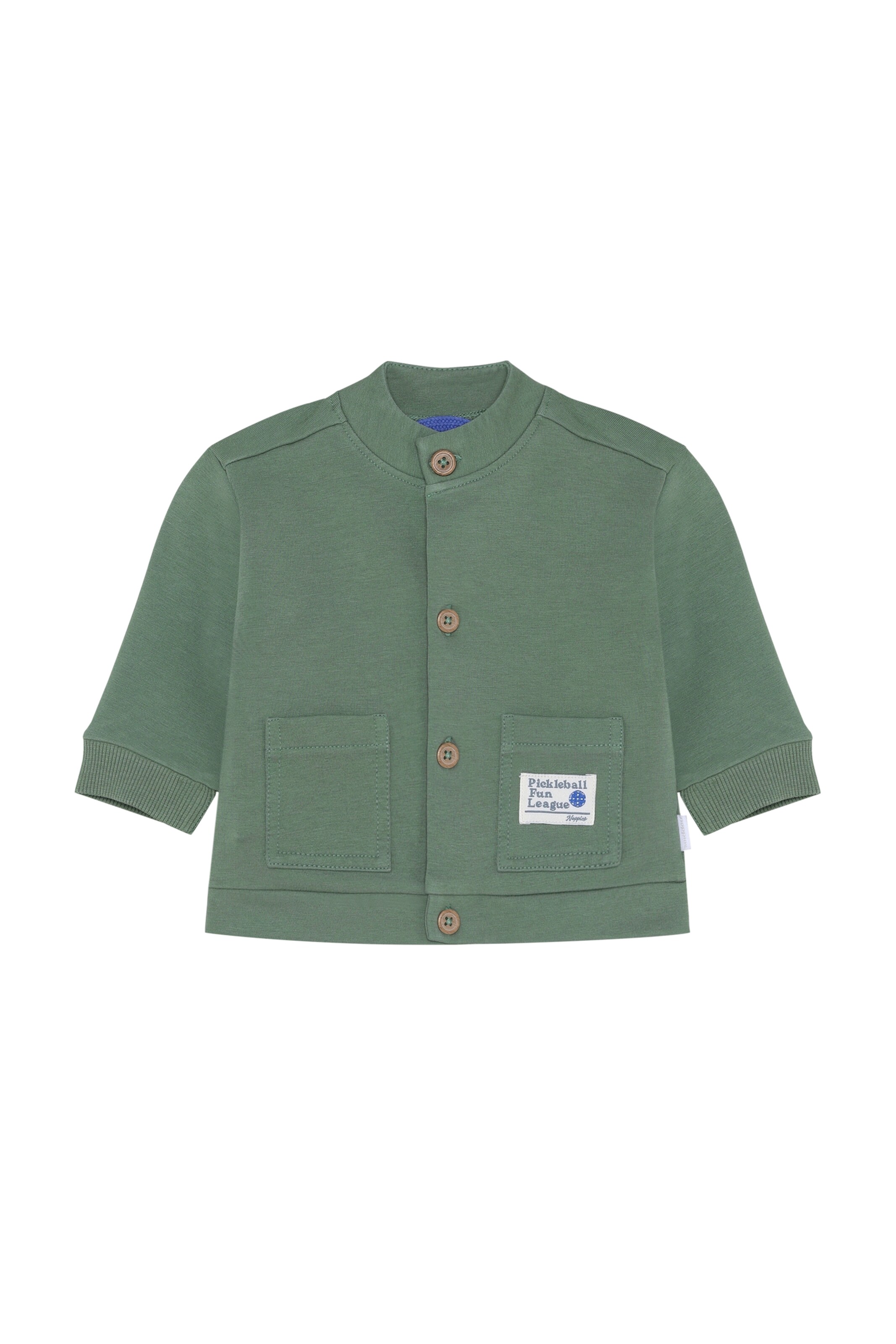 Noppies Gebreid vest in Groen: voorkant