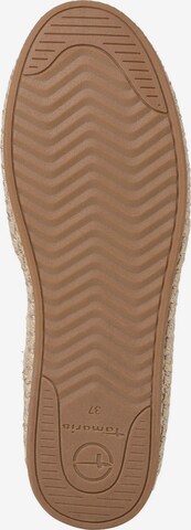 TAMARIS Espadrilky – béžová