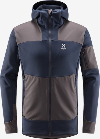 Haglöfs Athletic Fleece Jacket 'Astral' in Blue: front