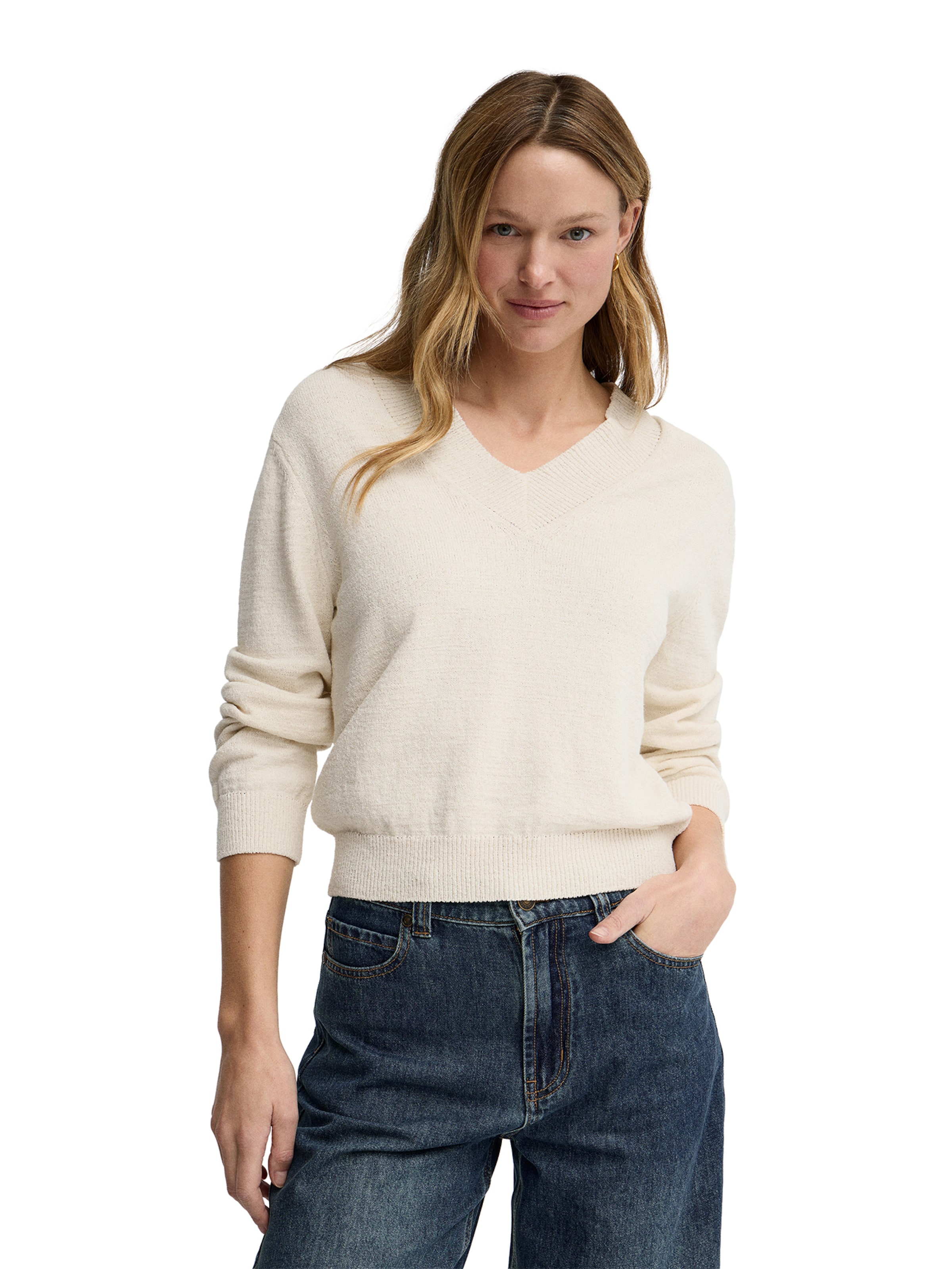 Polo Club Pullover 'Dalia' in Beige: Vorderseite