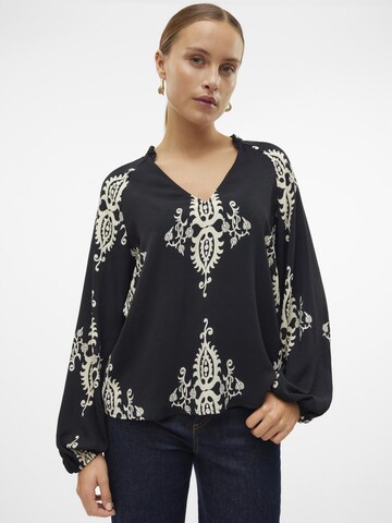 VERO MODA Shirt 'VMQUE' in Zwart