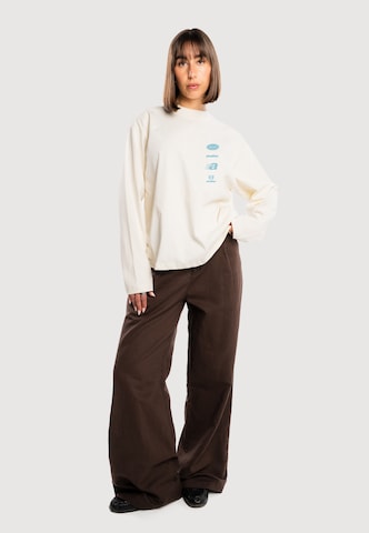 T-shirt 'Summer Story' Another Cotton Lab en blanc